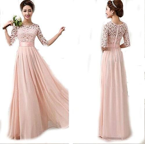 Light Pink Color Ladies Women's Fashion Half Sleeves Long Dress Club Wear Night Party Dress price in UAE | Amazon UAE | kanbkam Light Pink Color Ladies Women's Fashion Half Sleeves Long Dress Club Wear Night Party Dress price in UAE | Amazon UAE | kanbkam