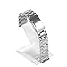 DHMXDC 22mm Width Stainless Steel Strap Metal Band for Motorola Moto 360 2nd Smartwatch and Lg Asus, Urbane, Pebble, Samsung Gear 2 Neo (Modern/Silver)
