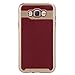 Aobiny Hard Bumper Hybrid Soft Rubber Skin Cell Phone Case Mobile Cover For Samsung Galaxy J7 (Red)