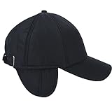 Flammi Adult Adjustable Fleece-lined Baseball Earflap Hat Visor Cap