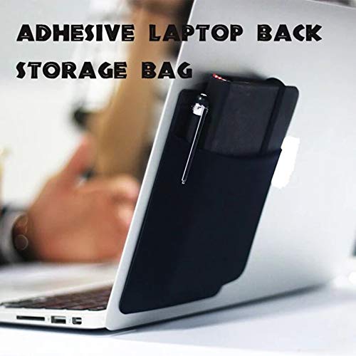 JKHK Laptop Storage Bag,Adhesive Laptop Back Storage Bag Mouse Digital