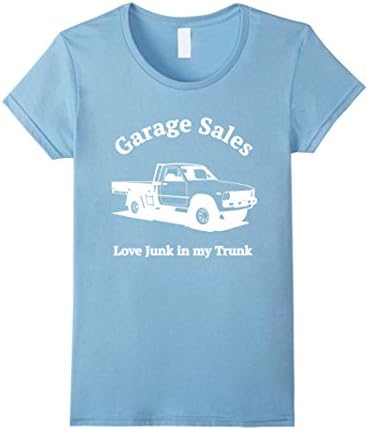 Womens Garage Sales - Love Junk in my Trunk! Small Baby Blue