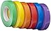 School Specialty Vinyl Gym Tape School Pack - 1 inch x 60 yards - Set of 6 - Assorted Colors