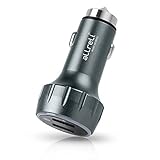 aLLreLi 27W QC Car Charger, QC 3.0 + Intelligent Dual Port USB Car Charger for iPhone 7 / 6S / 6 Plus, Samsung Galaxy S7 Edge / S6, Note 5, Google Nexus 5X / 6P / 7 / 10 and More