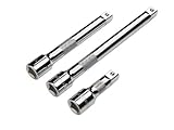 TEKTON 1606 1/2-Inch Drive Extension Bar Set, Cr-V, 3-Piece