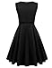 ACEVOG Women's Vintage 1950s Classic Embellished Glitter Sleeveless Party Cocktail Swing Dress