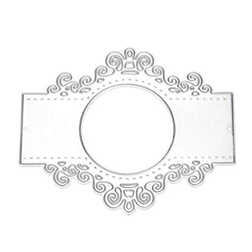 C-Pioneer Lace Round Metal Cutting Dies Stencils Scrapbooking Template for Handmade DIY Album Paper Card Embossing Craft