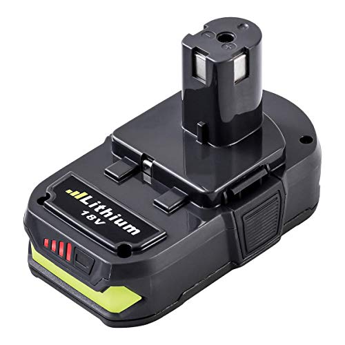P102 18 Volt 2.5Ah with LED Indicator Replacement for Ryobi 18V Battery lithium ONE Plus P100 P103 P104 P105 P107 P108 P122