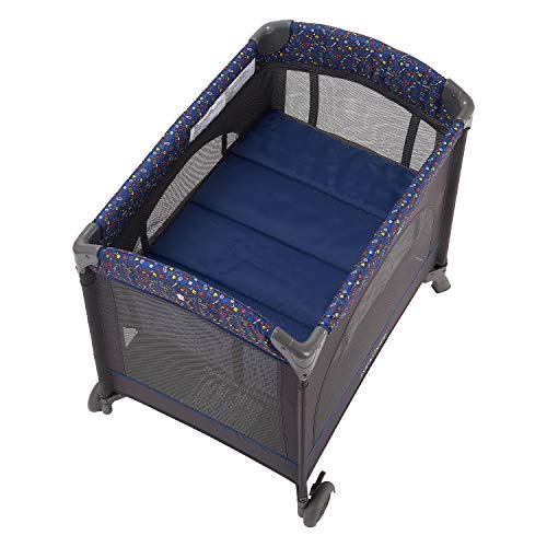 Pamo Babe Portable Lightweight Playard with Mattress (Blue) Pricepulse