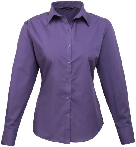 Women's Poplin Long Sleeve Blouse