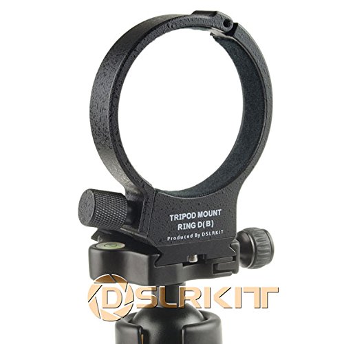 DSLRKIT Metal Tripod Mount Ring D with Quick Release Plate for Canon 100mm f/2.8L Macro IS