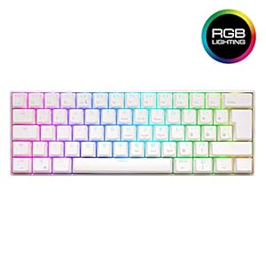 RK ROYAL KLUDGE RK61 Wireless Mechanical Keyboard, Hot Swappable Keyboard Triple Mode 2.4Ghz/BT5.0/USB-C, 61 Keys RGB…