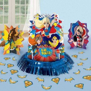 DC Super Hero Girls Table Decorating Kit 23 Piece Centerpiece Birthday Party Supplies