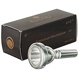 Cecilio Standard Euphonium Mouthpiece, Silver Plated, Size 6.5 AL