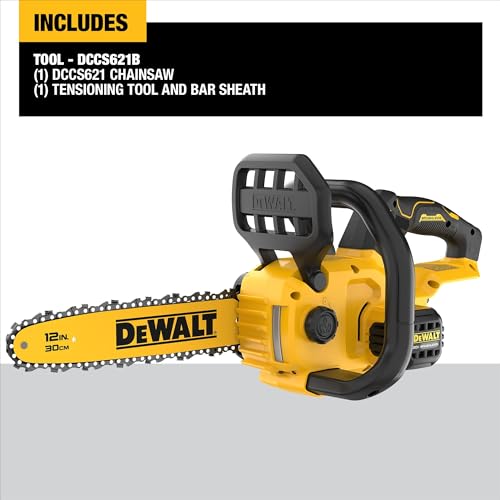 DEWALT 20V MAX 12 in. Cordless Chainsaw, Bare Tool Only (DCCS621B) photo 11