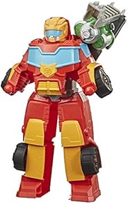 Transformers Rescue Bots Academy Rescue Power Hot Shot, 14 Inch Collectible Action Figure, Converting Robot To