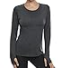VUTRU Women’s Long Sleeves Workout T Shirt Breathable Sports Running Yoga Tops w Thumb Holesthumb 1