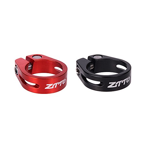 2 Pack Bicycle Seatpost Alloy Bolt On Seat Clamp (34.9mm)