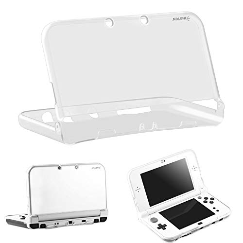 For New 3DS XL Case by Insten Ultra Clear Crystal Transparent [Soft TPU] Slim Fit Protective Anti-Scratch Carrying Travel Cover Skin Clear Case compatible with New Nintendo 3DS XL 2015 / 3DS LL 2015 (Best Protective Case For 3ds Xl)