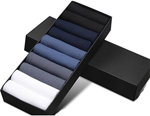 OYXWOOPZ Men's 10 Pairs Pack Anti-Odor Design Business Silk Socks