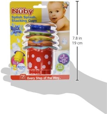 nuby splish splash stacking cups