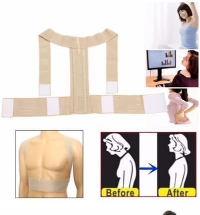 Adjustable Posture Corrector Back Support Belt Shoulder Correct Lumbar Brace by SiamsShop