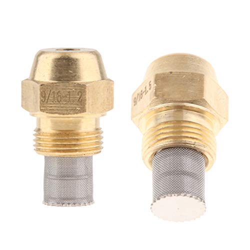 B Blesiya 2pcs Brass Fuel Oil Nozzle Fits for Oil Fired Furnaces, Boilers, Water Heater, Durable Replacement Parts 1.2 & 1.5mm - Thumbnail 6