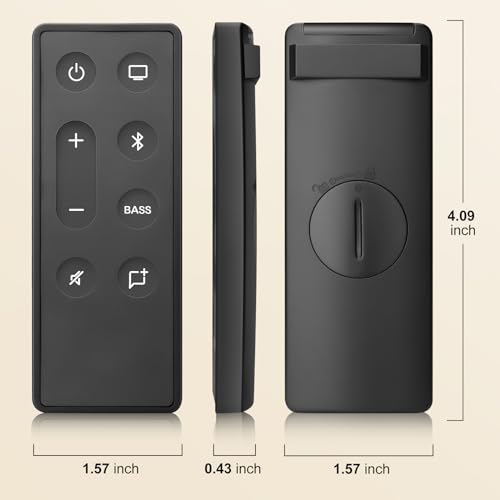 New Replacement Remote Control for Bose TV Speaker/Bose Solo Soundbar Series II
