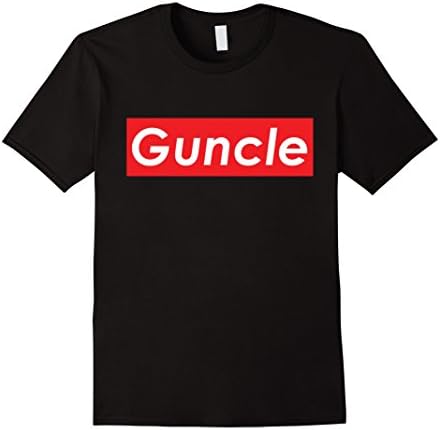 Mens I'm The BEST Guncle Shirt - GUNCLE My Gay Uncle Gift Large Black