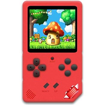 Beijue 16 Bit Handheld Games for Children Adults 3.0'' Large Screen Preloaded 220 HD Classic Retro Video Games Travel Arcade Entertain System Seniors Electronic Game Player Birthday Xmas Gift (Red)