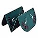 Giantex Folding Poker Table Top Portable Casino Poker Tables Four Fold 8 Player Poker Table Top w/Carrying Case (Green)