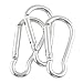 RamPro 1Pc Spring Snap Hook Carabiner Stainless Steel Clip Keychain - 3/16 to 5/16-inch, Grade 316 SS (5/16)