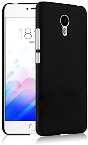Kaira Rubberised Matte Hard Case Back Cover for Meizu M3 Note (Black)