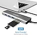 USB C Hub, LETSCOM 6 in 1 USB C Adapter with 4K HDMI, 3 USB 3.0 Ports, SD/TF Card Reader Compatible for USB C Devices