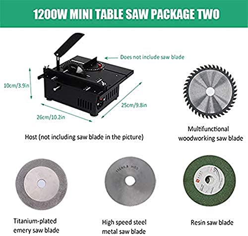 Tragbare Tischkreissäge , Mini Precision Tischsäge, DIY Handgemachte Holzbearbeitungsbank Drehmaschine Elektrische… – Bild 8