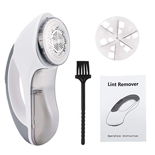 Portable Fabric Shaver Nearpow Lint Remover,Clothes Sweater Electric Shaver Battery Operated for Your Clothes, Quickly and Effectively Remove Fluff, Lint, and Bobbles