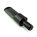 OLD FOX DIY Short Straight Saddle Pipe Stem Replacement Tobacco Pipe Mouthpiece Fit 3mm Filter BE0010
