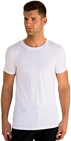 Men's Super Soft Crew Neck Under Shirt - Beechwood Modal, Tailored Tall, Tagless