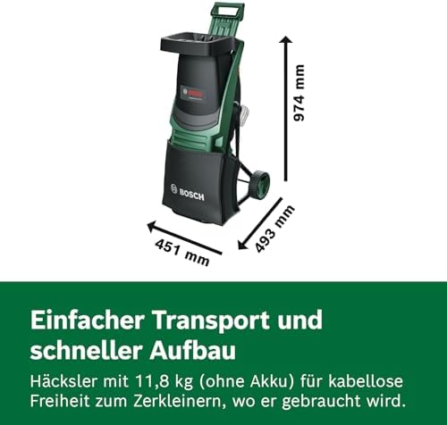 Akku-Häcksler UniversalShredder 2x18V-25 (ohne Akku/Ladegerät)