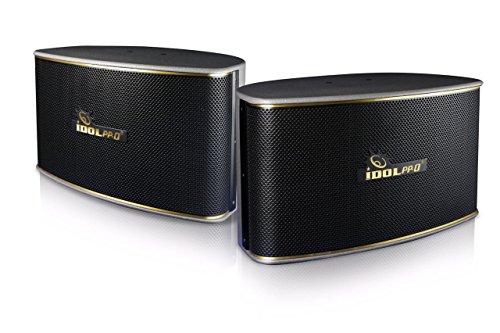 IDOLpro 1400Watts Professional Karaoke Mixing Amplifier With Bluetooth/Equalizer/HDMI Plus Speaker & Dual Rechargeable Wireless Microphone Karaoke System