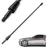 KSaAuto Antenna Accessories Compatible with 1979-2009 Ford Mustang Gt | 8 Inches Premium Metal Antenna Mast Replacement | Designed for Optimized FM/AM Radio Reception