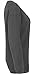 UGET Women's Casual Autumn V Neck Loose Knit Pullover Tops Sweater Jumper Asia L Dark Gray