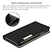 BENTOBEN iPhone Xs Max Wallet Case, Kickstand Genuine Leather Folio Flip Lightweight & Slim Fit Business Men Protective Case with Credit Card Slot Cash Pocket for Apple iPhone Xs Max 6.5'' - Black