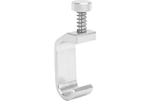 Qiilu Rear Rack Hook, Motorcycle Adjustment Luggage Rack Fixed Buckle Bracket Clip Fastener Storage Bag Hook Holder, Carrier Hook Hanger Fits for Vespa GTS 250 300 Silver