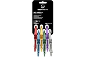 Wild Country Helium 3.0 Rock Climbing Carabiner - Large Wiregate, Lightweight Aluminum Carabiner