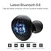 Wireless Earbuds, EDECUS TL1 Bluetooth 5.0 True Wireless Bluetooth Earbuds with 24H Playtime, 3D Stereo HiFi Sound Wireless Headphones, Built-in Mic Bluetooth Headphones with Portable Charging Casethumb 1