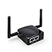 GL.iNet GL-AR300M Mini Travel Router with 2dbi external antenna, Wi-Fi Converter, OpenWrt Pre-installed, Repeater Bridge, 300Mbps High Performance, 128MB Nand flash, 128MB RAM, OpenVPN primary