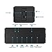 Youmoon Wireless Bluetooth Rugged Speaker With Microphone | Portable, Waterproof & Dustproof Music System With Great Compatibility | Auto Shut Off, Rechargeable Battery & HD Sound | Hanging Carabiner