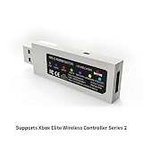 MAYFLASH MAGIC-NS Wireless Bluetooth Controller Adapter for Nintendo Switch, PC Windows, NEOGEO mini, PS Classic. Supports Wired USB controllers with a OTG cable. Supports Xbox Elite Wireless Series 2