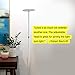 Brightech Sky Flux Dimmable LED Floor Lamp – Super Bright Floor Lamp for Living Room and Offices – Torchiere Standing Lamp with 3 Light Options, Tall Lamp for Bedroom Reading and More - White